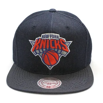 

New York Knicks NBA Mitchell and Ness Raw Denim cap, caps, baseball caps, baseball cap, snapback, caps for men, men's hat, hats