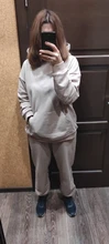 Sudadera con capucha y pantalones de chándal para mujer, chándales blancos de dos piezas, jerséis de Color sólido, chaqueta, ropa de salón, 2021