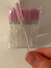 Pinceles para rímel desechables, varitas aplicadores con cepillo redondeado para maquillaje y extensiones de pestañas, pinceles cosméticos, accesorios de maquillaje