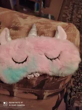 Mask Blindfold Unicorn Eye-Care Sleeping-Eye-Cover Ice-Cream Relax 1 Cute Soft for Home