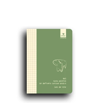 

Concept Notebook - Me Too Series - Note - Organizer - 64 Pg - Green Paperback - 105 mm x 148 mm - 70 gr Ivory Cream - Plaid