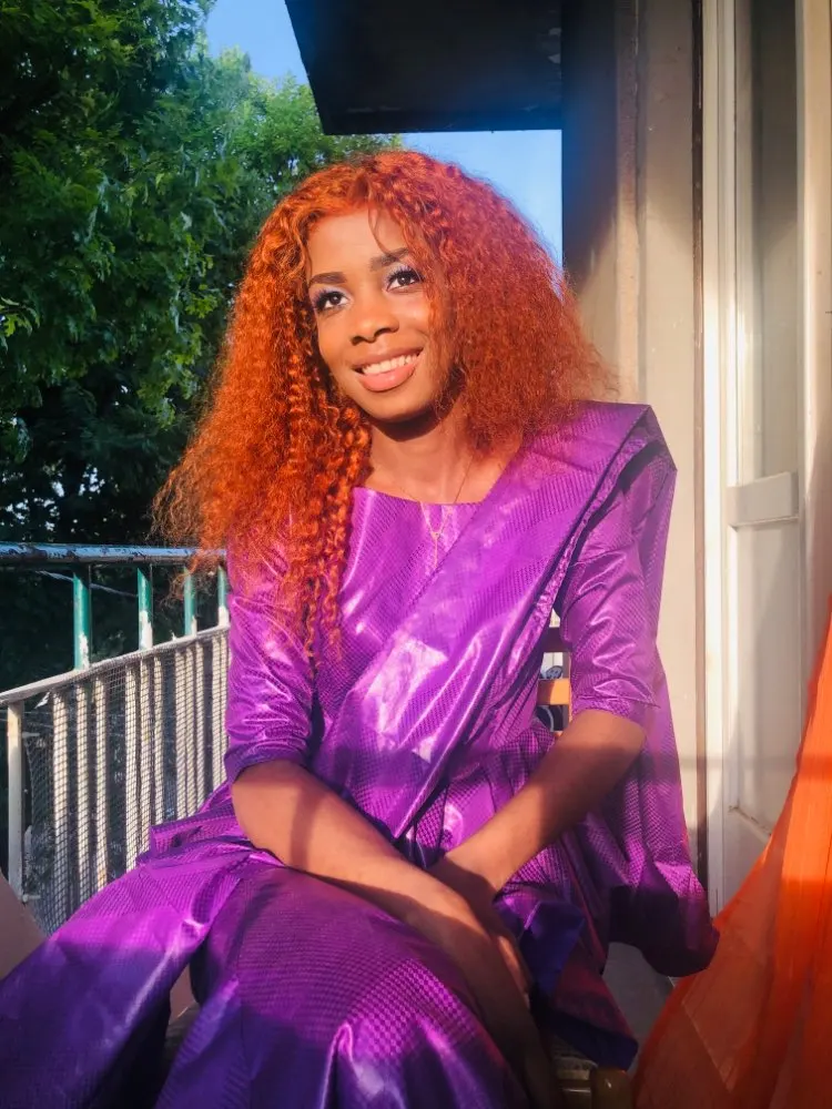 Malaysian Deep Wave Ginger Orange Ombre Wig photo review