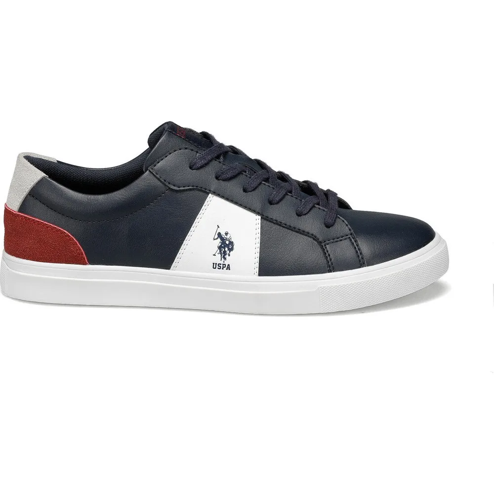 US Polo Assn Alen Navy Blue Men S Sneaker Shoes casual sports walking business shoes comfortable and elegant fashion spring summer