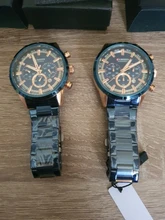 CURREN nueva moda relojes con tapa de acero inoxidable de la marca de lujo de deportes cronógrafo reloj de cuarzo de los hombres Relogio Masculino
