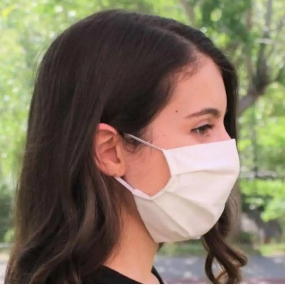 Pack 4 reusable hygienic masks 10 washed (equivalent to 40 disposable masks) standard: UNE 0065:2020 afbeelding