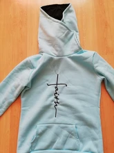 Hoodies Sweatshirts Pullovers Long-Sleeve Warm Christmas Autumn Winter Faith Women Casual