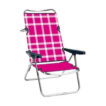 

Beach Chair Pink Aluminium