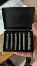Juego de brocas para extraer tornillos dañados, herramientas de demolición, Extractor de tornillos pelados, fácil de quitar, 6 uds.