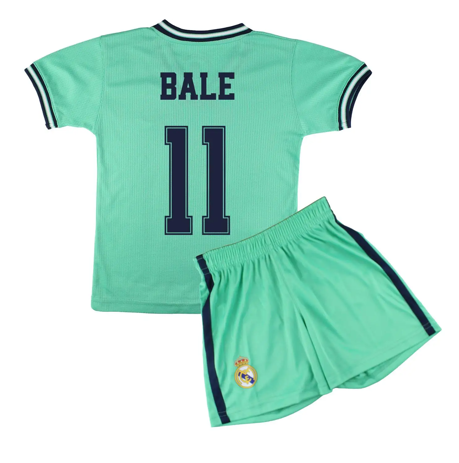 11 Gareth Bale Комплект Camiseta y Pantalón Infantil Tercera Equipación-Реал Мадрид-Реплика Autorizada-Jugadores - Цвет: 11 Gareth Bale