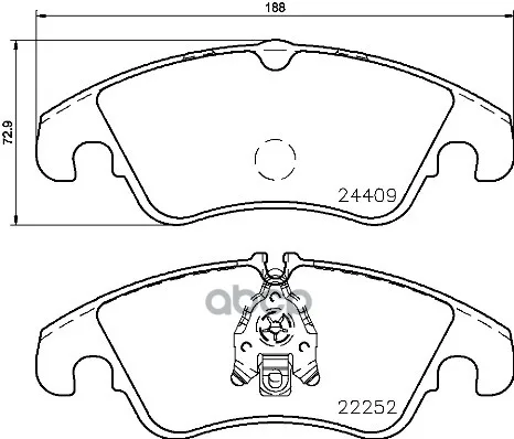 Колодки Дисковые Передние Brembo P85145 Brembo арт. P85145