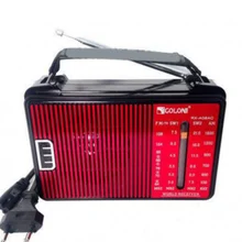 Радиоприемник GOLON RX-A08 AC механическая регулировка громкости;-радио, механический поиск частот;-работает от сети и батар