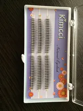 Kimcci-extensiones de pestañas postizas 3D, 120 Uds., rizado C/D/DD, mezcla de longitud de 8-12mm, maquillaje