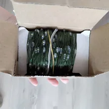Led-String-Lights Green-Cable Tree Holiday-Decorration Christmas Outdoor Waterproof 100m