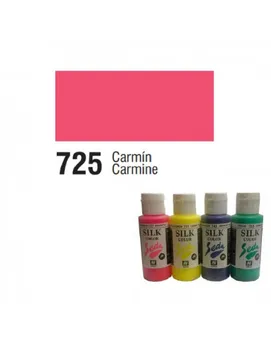 

SILK COLOR BASIC CARMINE COLOR POT 60 ML WITH CAP HINGE BRAND VALLEJO