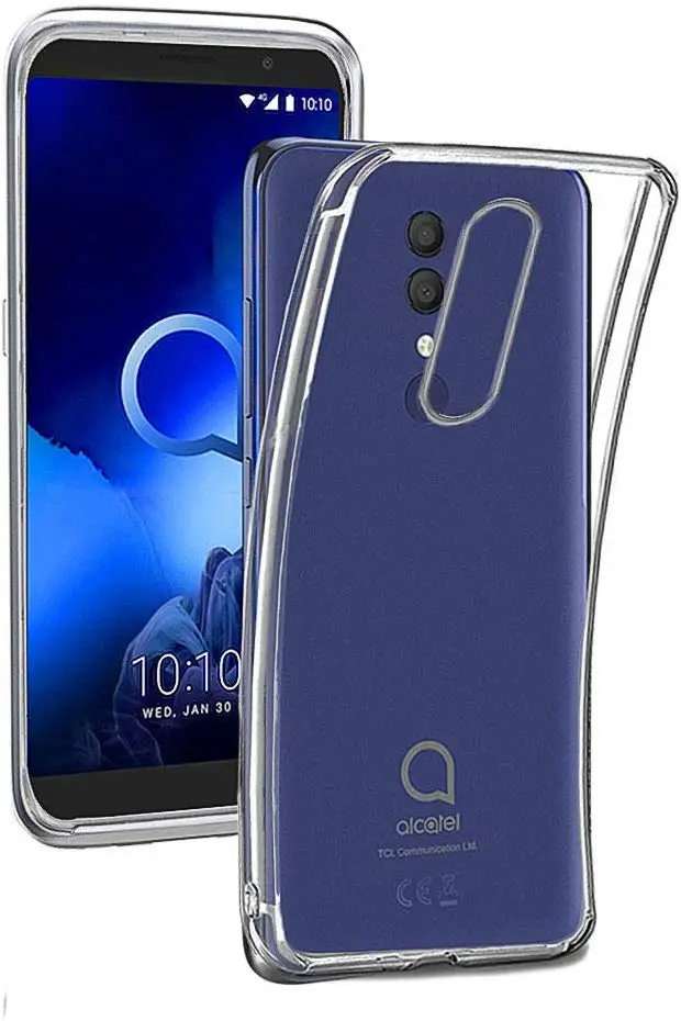 Прозрачный гелевый Чехол-подставка из ТПУ для Alcatel 1X2019