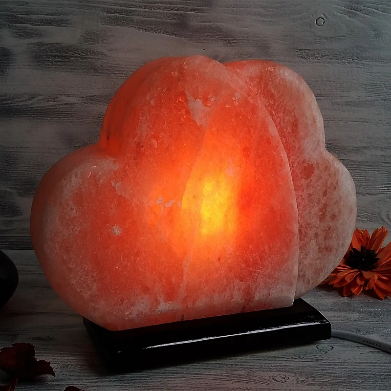 Salt Lamp &quotBeat of Hearts&quot 3 kg. night light. | Освещение