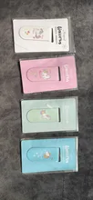 (4 unids/lote) lindo unicornio marcador con imán de dibujos animados papelería creativo Mini Clip de libro carpeta