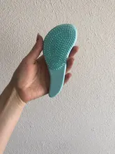 1 Uds caliente magia peine mango Anti estática cepillo de pelo de masaje enredo desenredar el masaje de ducha cepillo peine utensilio de peluquería