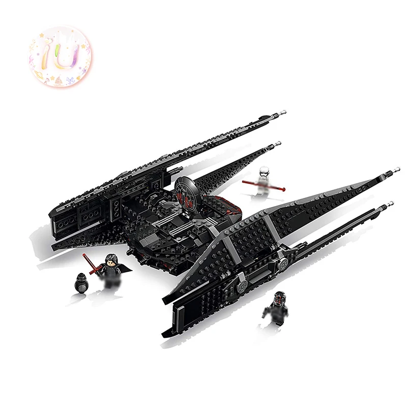 

BELA 10907 Star Series Kylo-Ren's TIE Fighter Building Blocks Birthday Gift Toys For Children War 705Pcs Compatible 75179