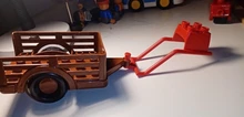 Accesorios de bloques de construcción para niños, gran tamaño, coche, camión, avión, motocicleta, vehículo, piezas de figuras grandes, juguetes educativos