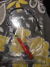 Imán de luz LED de 60cm, herramienta de garaje Flexible, reparación de pastilla magnética, mango de plástico rojo Flexible, agarrador de Metal