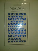 Foils Decorations Adhesive-Sliders Wraps Nail-Transfer-Decals Holographic Butterfly Colorful