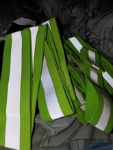 Correa reflectante para muñeca y pierna, correa de seguridad para tobillo, fluorescente, verde, cinturón de advertencia para cultivo en la oscuridad, ciclismo carrera nocturna, trotar