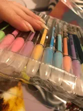 12 unids/set juego de bolígrafos de Gel de brillo bolígrafos para la escuela Oficina libro para colorear para adultos revistas dibujo garabatos arte marcadores de pluma de promoción