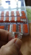 75 Uds para 221 de Wago Conectores eléctricos Alambre de abrazadera de bloque de Cable de Terminal reutilizables rápido en casa Terminal de Cable conector