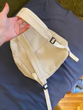 Mochila de lona de moda para mujer, bolso de hombro antirrobo, mochila escolar para chica adolescente