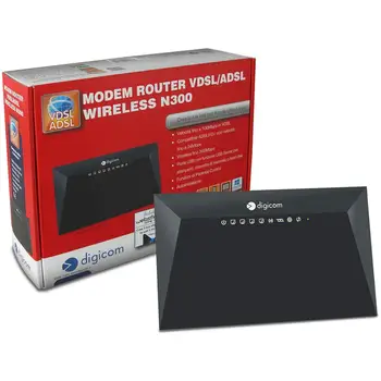 

Modem Router RVW300-K01 VDSL2 / ADSL2 + Wireless N 300 with USB port