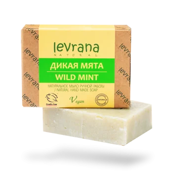 

Cosmetics, genuine cosmetics, Levrana, Леврана, natural soap, NHMS12, natural handmade soap Wild Mint, 100 gr