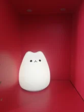 Ornaments Touch-Sensor Night-Lamp Desktop-Decor Baby Bedroom Battery/usb-Charge Silicone