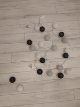 Led-String Chain Ball-Light Garland Party-Decoration Patio Wedding Christmas Halloween