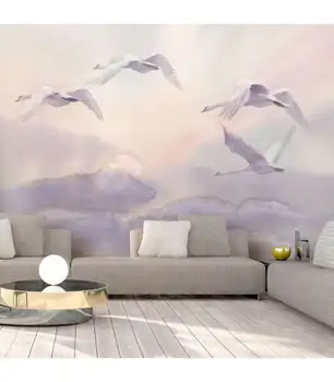 

Mural-Flying Swans