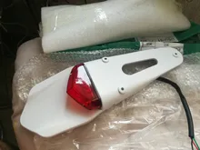 Guardabarros trasero Universal para motocicleta, lámpara de freno con luz LED trasera de 12V para SUZUKI HUSQVARNA TE250 TE300 RMZ250 RMZ450 DRZ40