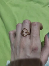 QIMING étnicos artista exagerado las mujeres anillo de rostro humano abstracto anillos de oro nudillo Midi anillo de dedo joyería de fiesta, regalo