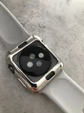 Funda suave delgada de TPU para Apple Watch SE Series 6 5 4 38MM 42MM, cubierta protectora chapada para iwatch Series 1 2 3 4 5 40MM 44MM