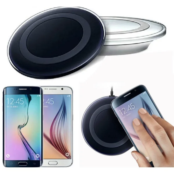 Беспроводное зарядное устройство Qi Wireless Charging Kit(Летающая тарелка черная