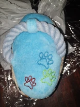 Pantuflas de juguete para perros, mordedura en forma de zapato, peluche, perro de talla mediana, adiestramiento al aire libre, accesorios para perros