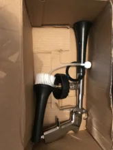 Tornador-pistola de limpieza Tornado para coche, herramientas de limpieza en seco, pistola de lavado de coche con cepillo, limpieza Interior y Exterior de coche