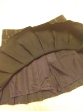 Skirt Knee-Length High-Waist Fall/winter Women's A-Line Above Folded New