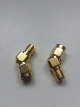 Conector adaptador de 45 grados para gafas de carrera FPV, convertidor de antena SMA a SMA RP SMA 135 grados