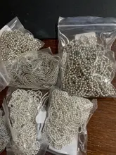 Cuentas de aleación de Metal de 5 a 10 metros, accesorios de cadenas para collares, accesorios de fabricación de joyas DIY