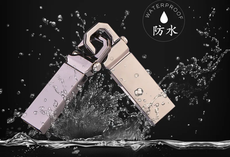 Подарочные идеи водонепроницаемый металлический USB 3,0 8 Гб Флешка USB флеш-накопитель 16 ГБ и 32 Гб Водонепроницаемый 64 Гб 128 ГБ USB флеш-3,0
