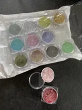 12 unids/set uñas polvo escamas iridiscentes lentejuelas oro plata Super brillante lentejuelas uñas artísticas manicura Decoración