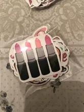 Pegatinas de cosmética para chica y mujer, calcomanías bonitas para motocicleta, equipaje, guitarra, monopatín, impermeables, DIY, 10/30/50 Uds.