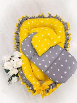 

Гнездышко-кокон для новорожденного Гнездо-кокон для новорожденного