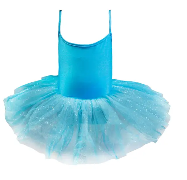Ballet skirt dance girl elastic woman | Carnavalife, fine suspenders Tutu dress dance gymnastics dance SKYBLUE