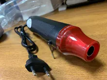 Pistola de calor DIY, herramienta de reparación de teléfonos, secador de pelo, soldadura, soporte de asiento, pistola de aire caliente de plástico